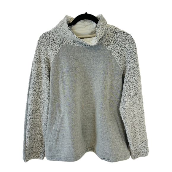 Prana Lockwood Sweater Grey Wool Blend SZ XL - Picture 3 of 10